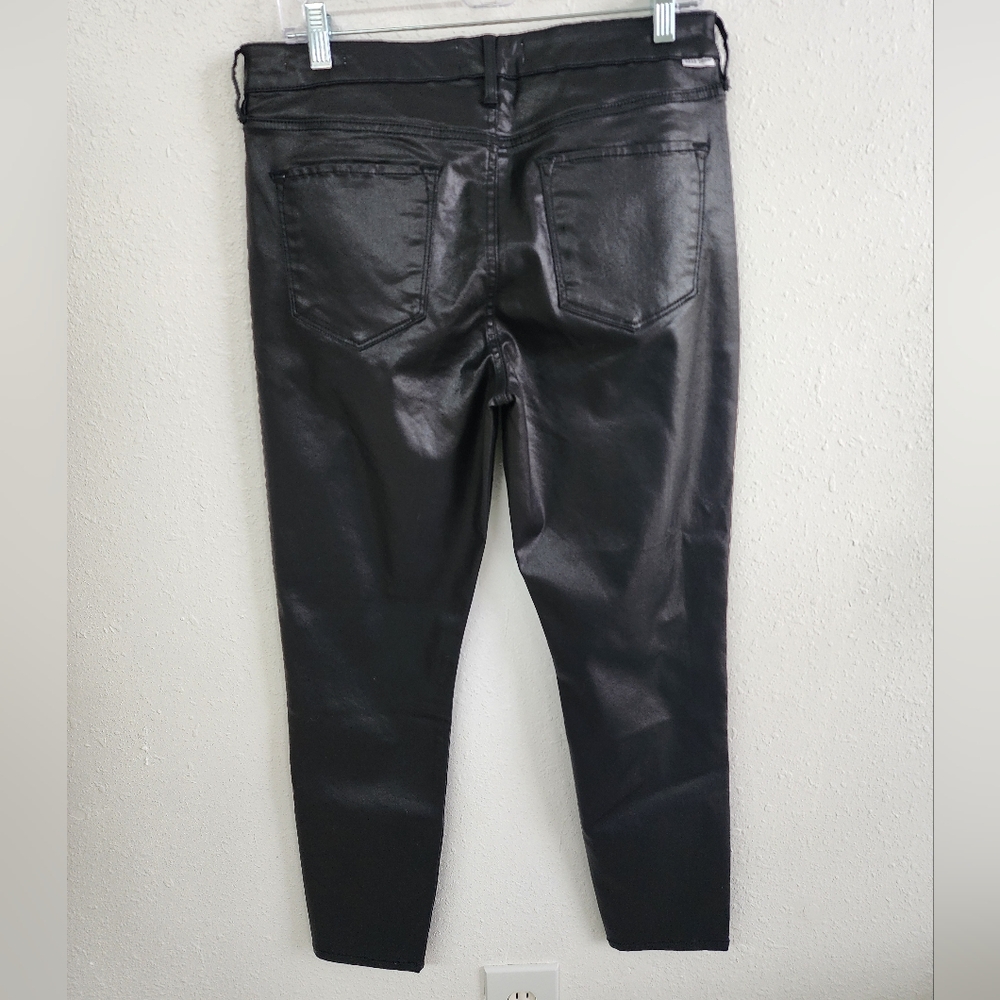 Dear John Black GISELE HIGH RISE SKINNY PANT Size 31 Faux Leather - Picture 5 of 7